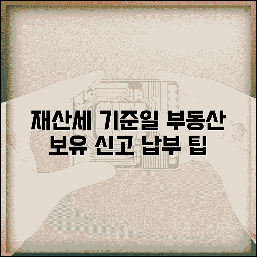 재산세 부과기준일 계산 | 재산세 과세기준 | 부동산 보유 기준일 | 재산세 신고 납부