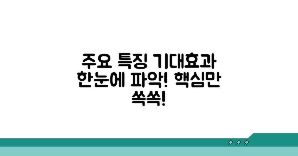 주요 특징과 기대 효과 파악하기