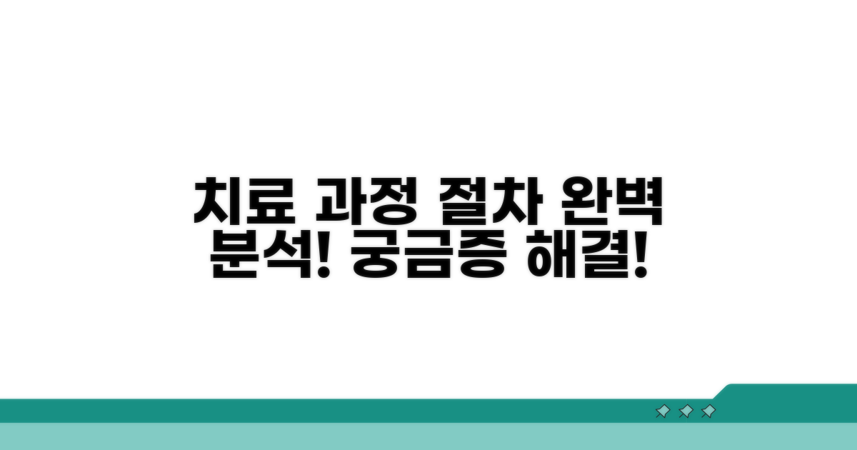 치료 과정과 절차 완벽 분석