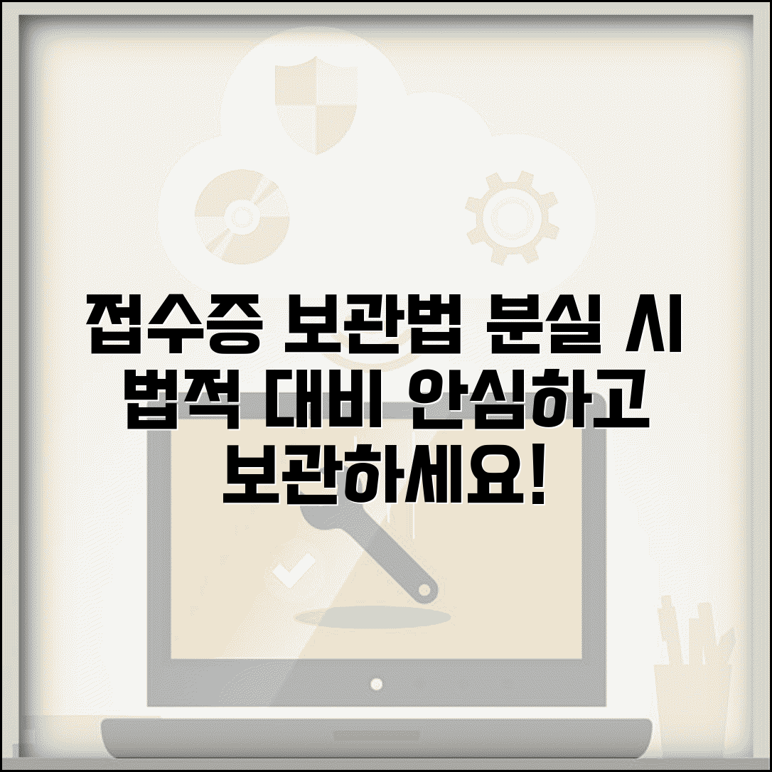 접수증 보관 방법 법적 의미 분실 시 대처법