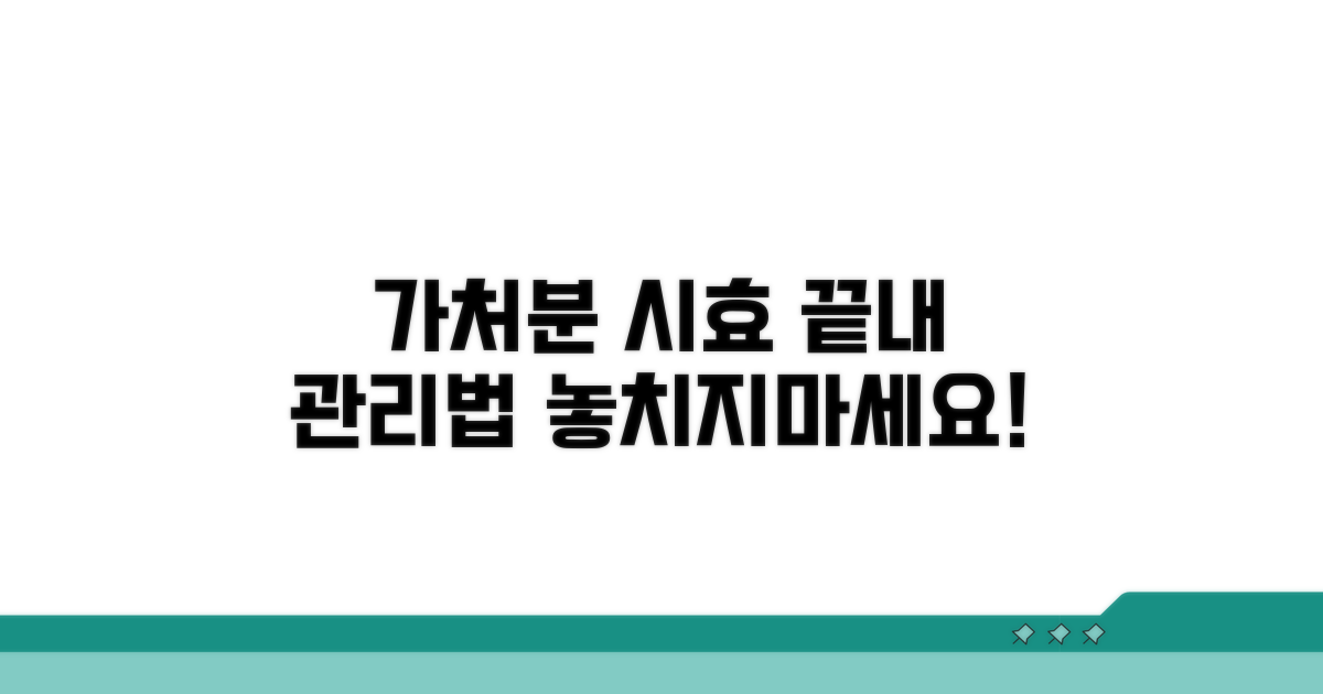 가처분 결정 소멸시효 관리법