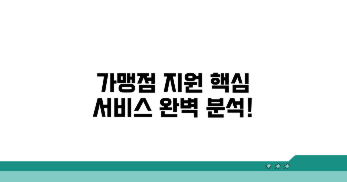 가맹점 지원 서비스 알아보기