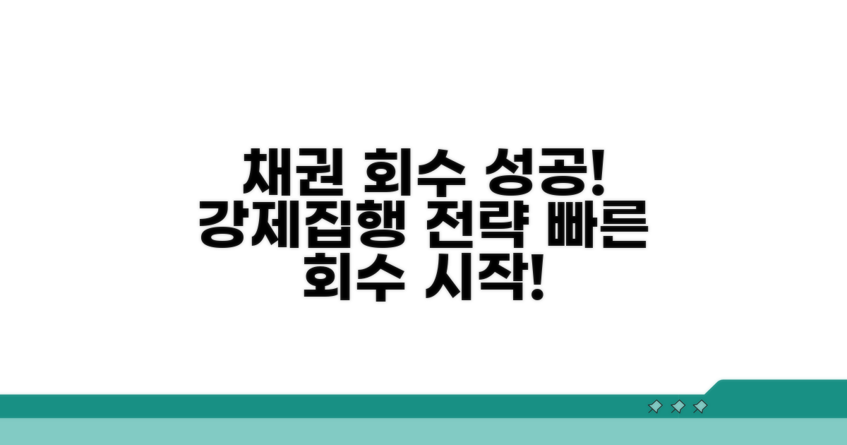 채권 회수 성공을 위한 강제집행