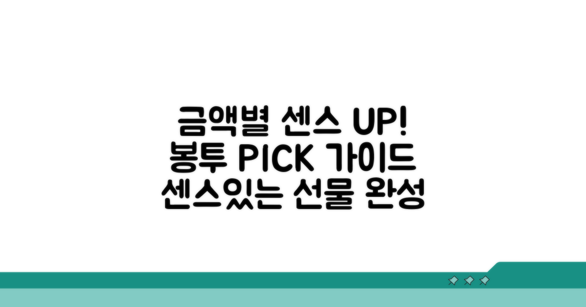 금액별 센스 있는 봉투 선택 가이드