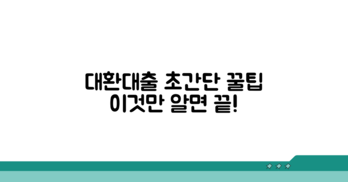 대환대출: 이것만 알면 쉬워요