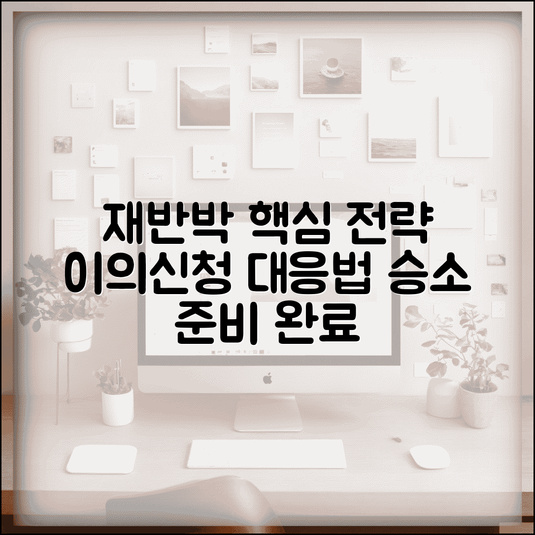 이의신청서 답변서 대응 재반박 준비 방법