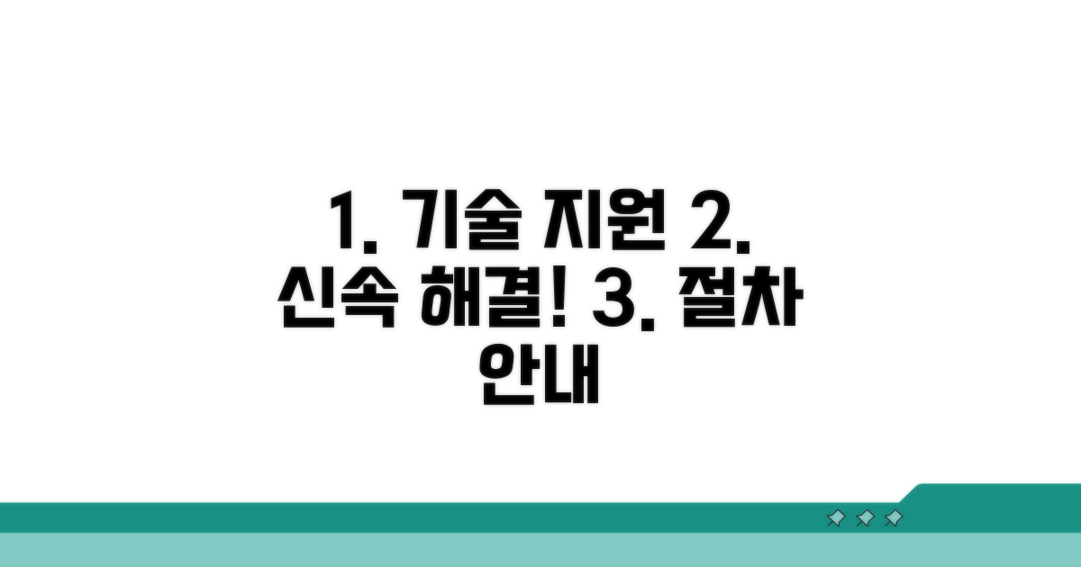 기술 지원 요청 절차 상세 안내