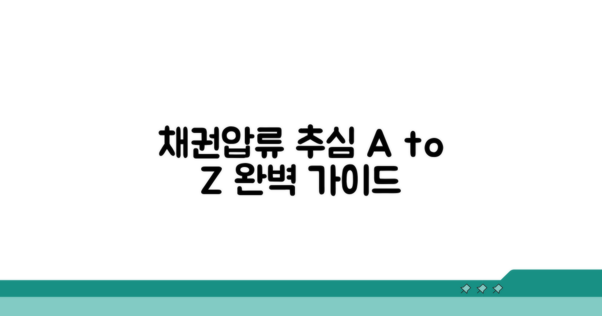 채권압류 후 추심 절차 A to Z