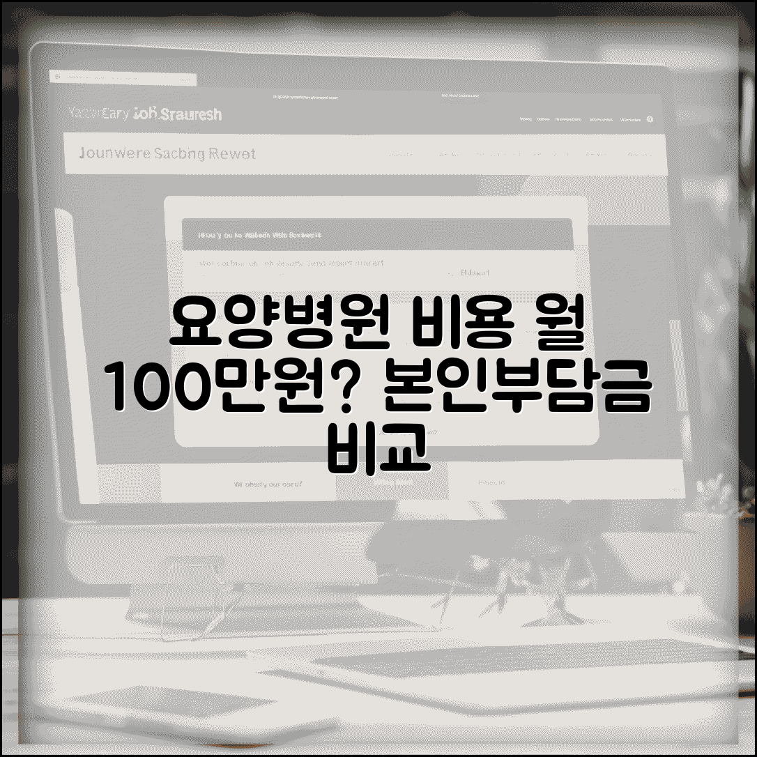 요양병원 비용 및 본인부담금 | 한달 비용, 장기요양보험 본인부담률, 1인실 다인실 차이 비교