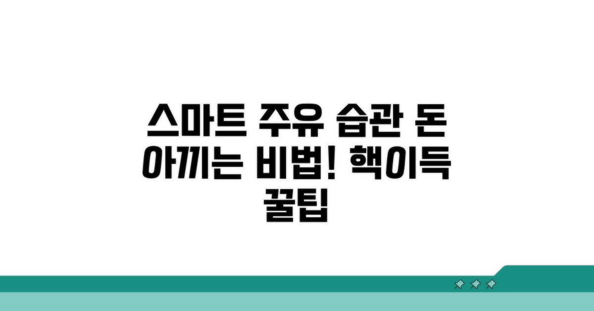 스마트한 주유 습관 만들기