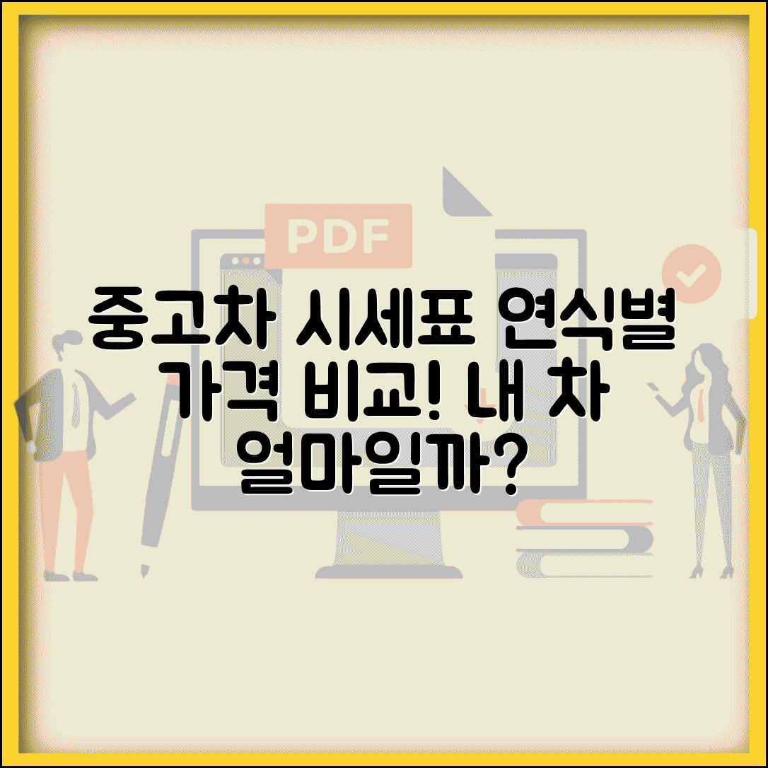 중고차 시세표 차종별 연식별 가격 | 감가상각률 고려한 현명한 중고차 매매 방법
