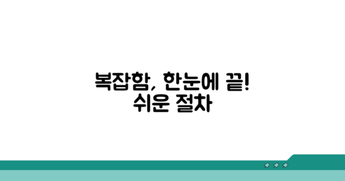 복잡한 절차 한눈에 파헤치기
