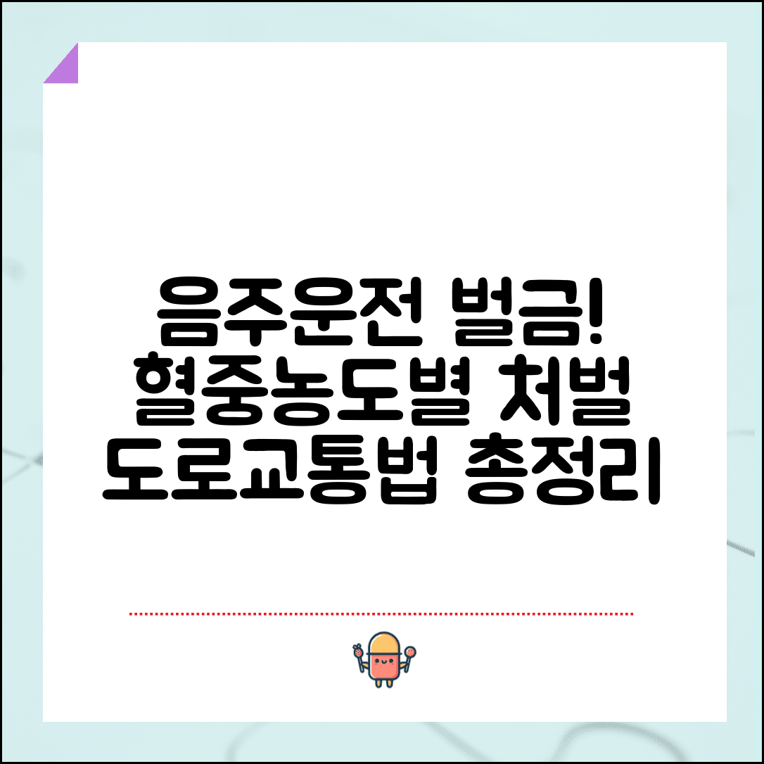 음주운전벌금기준 혈중농도별 | 처벌 강화된 도로교통법 및 관련 법규 총정리