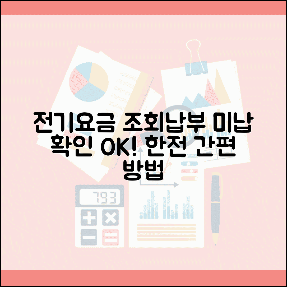 전기요금 납부 조회 한전 확인 | 미납 조회 및 납부 방법 총정리