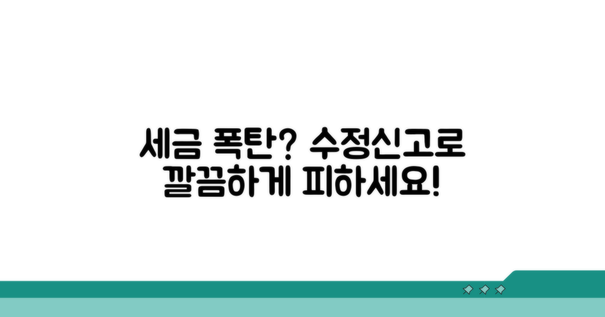 세금 폭탄 피하는 수정신고 절차