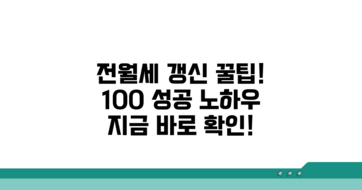 전월세 계약 갱신, 이것만 알면 쉬워요