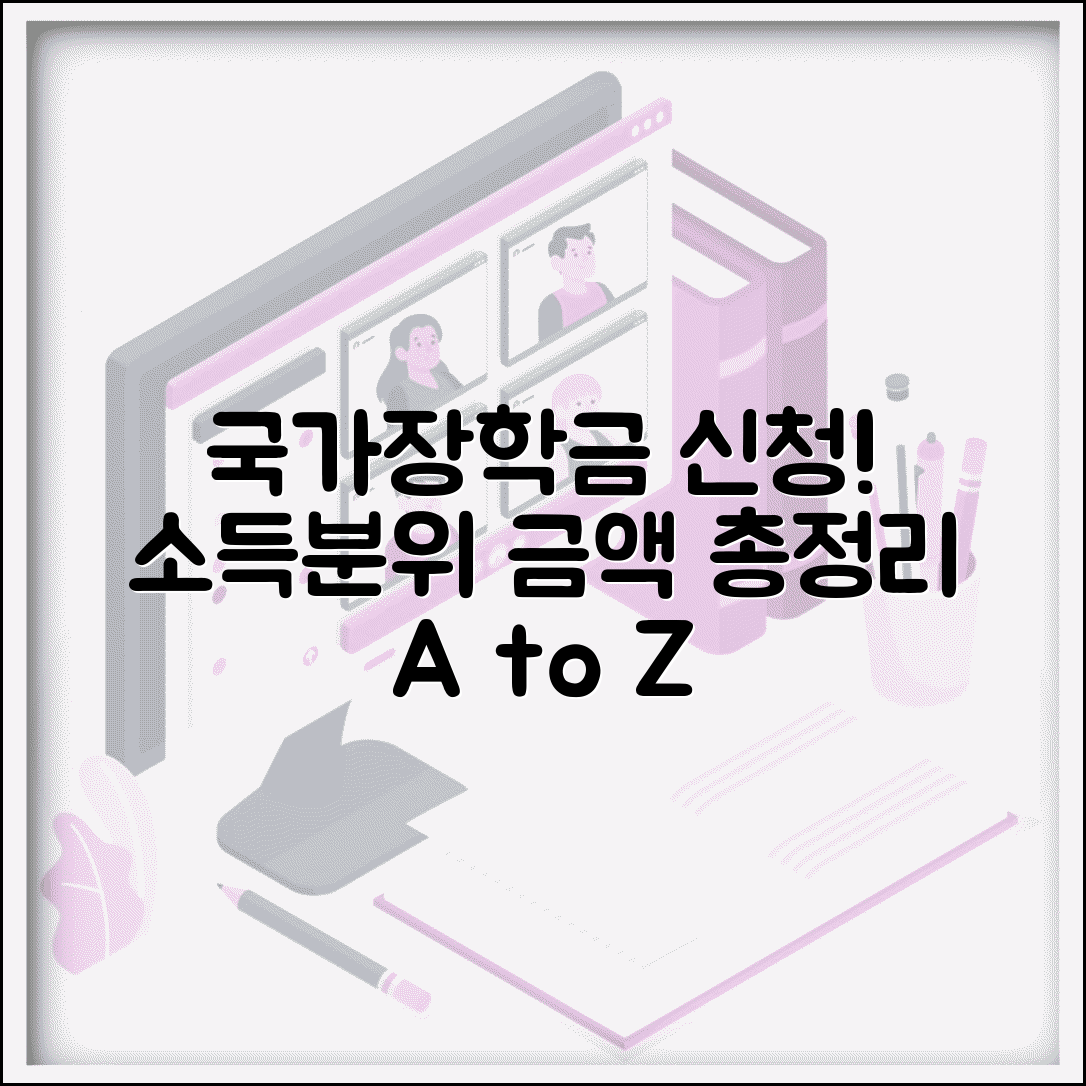 국가장학금 신청 기간 소득분위 기준 | 국가장학금 금액 유형별 차이