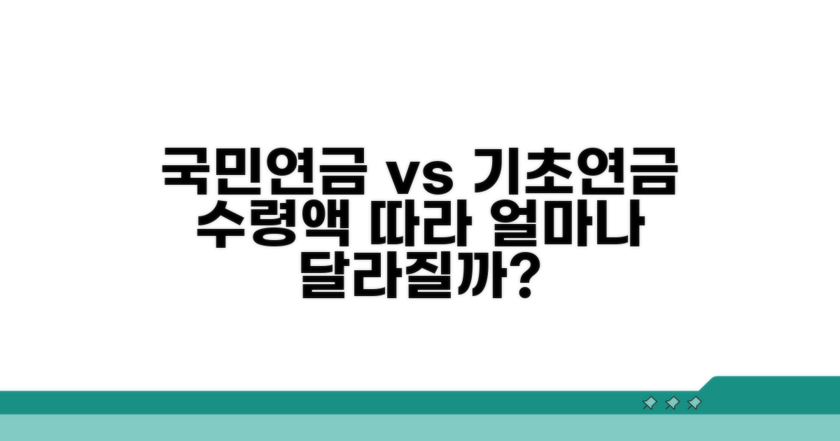 국민연금 수령액별 기초연금 차등 지급 원리