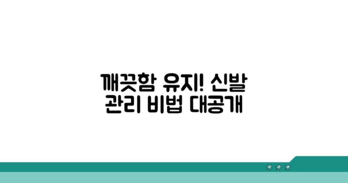 깨끗한 신발 오래 유지하는 비법