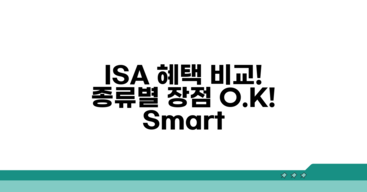 ISA 계좌 종류별 혜택 비교