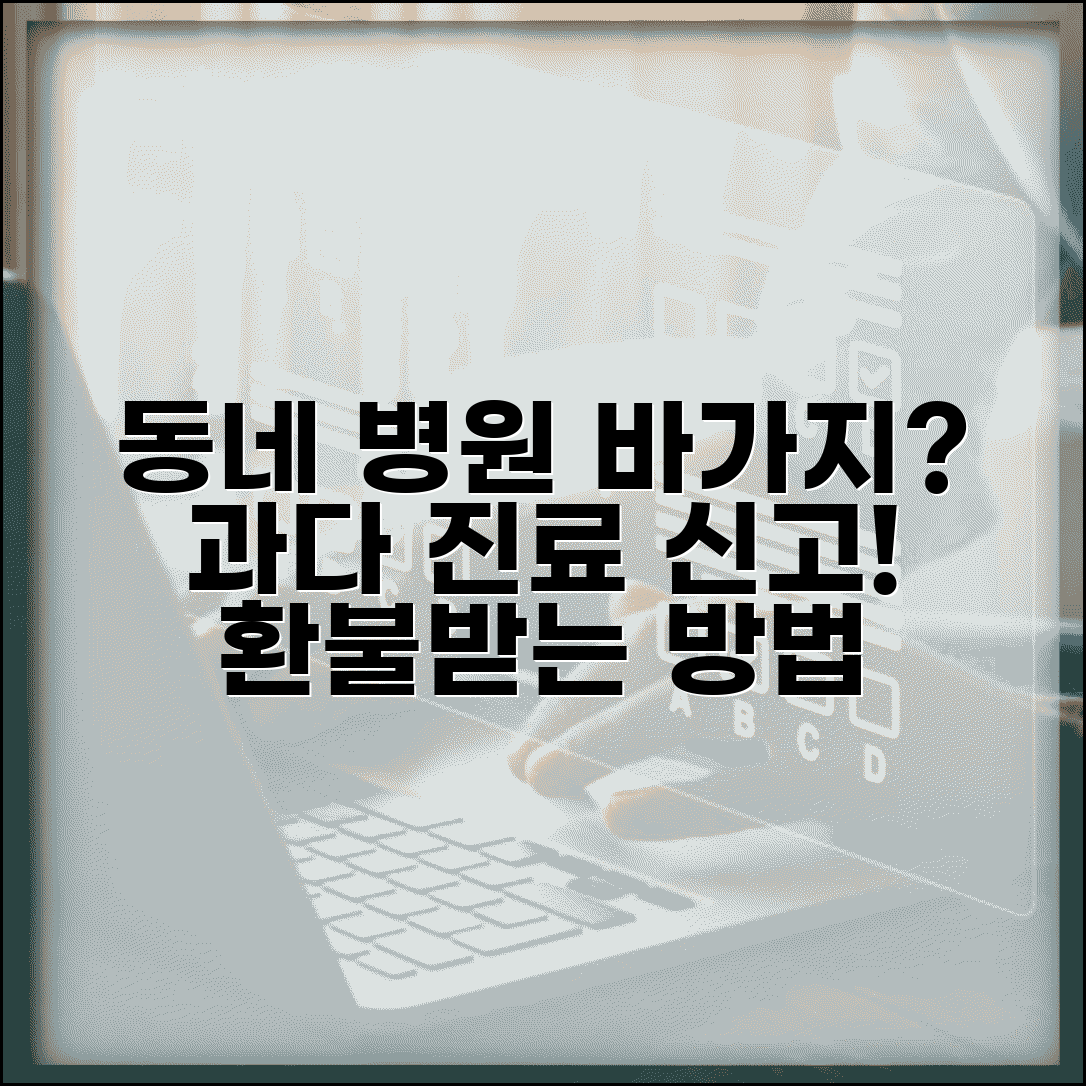 동네 병원 과다진료 신고 환불 | 개인병원 바가지 진료 경험, 대처 방법 총정리