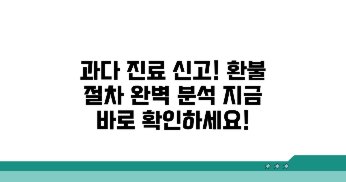 과다진료 신고, 환불 절차 알아보기