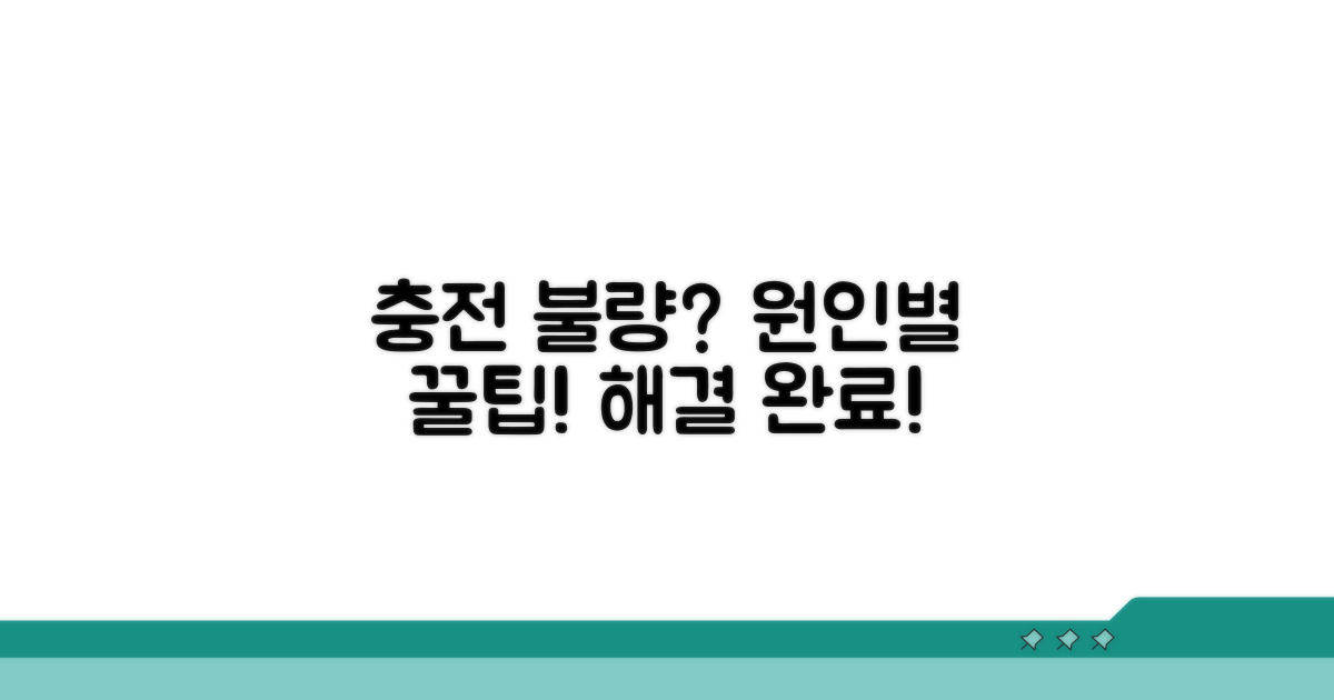 충전 안됨 원인별 해결법