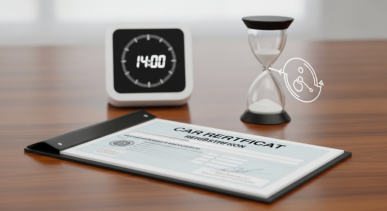 자동차 등록증 재발급 기간, 차량 등록증 분실 재발급 소요 시간 총정리