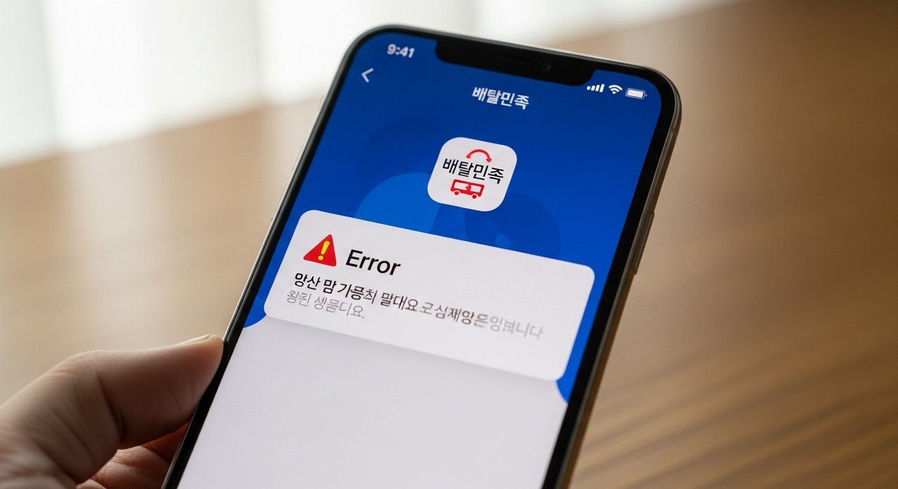 배달의민족 앱 실행 안됨? 배민 앱 열리지 않음 해결 5가지 방법