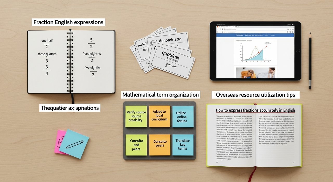 분수 영어 표현법, 수학 용어 정리 & 해외 자료 활용 팁 5가지