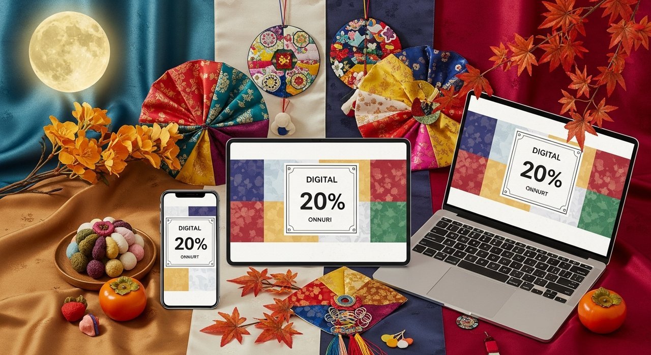 디지털온누리상품권 추석 이벤트 20% 특가 득템 찬스!